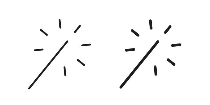 Magic wand icon for ui app design and web designs