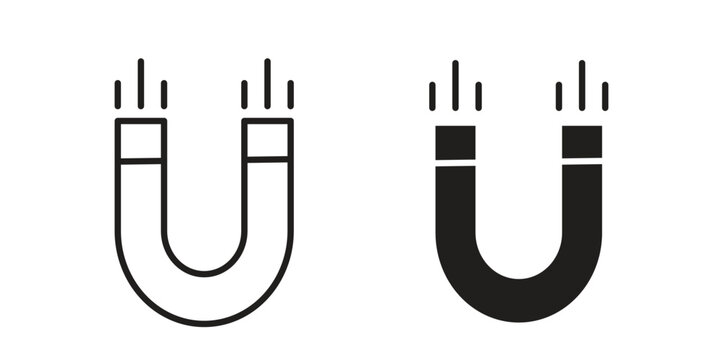 Magnet icon for ui app design and web designs