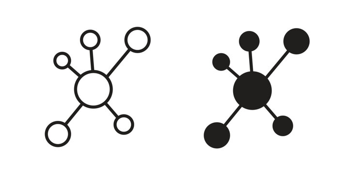 Network icon for ui app design and web designs
