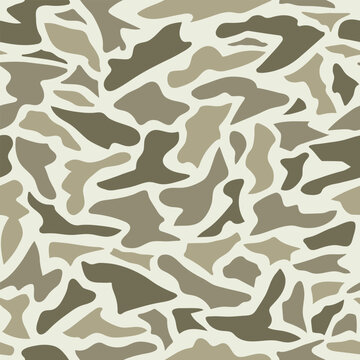 Desert Tan and Khaki Old School Camouflage Duck Camo Hunting Camouflage Marsh Camo
