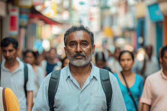 Portrait in the Crowd
