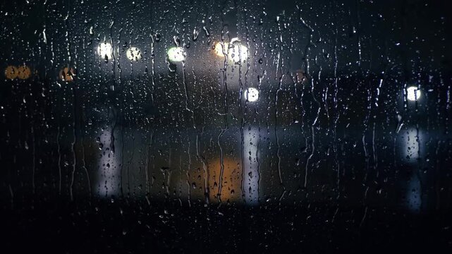 rain on the window