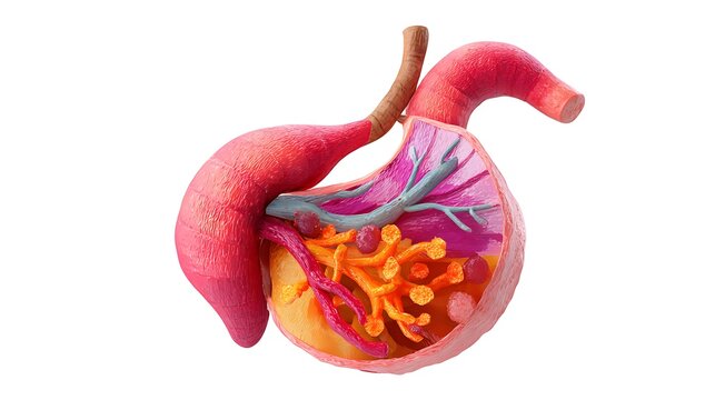 human stomach anatomy, detailed illustration of digestive system