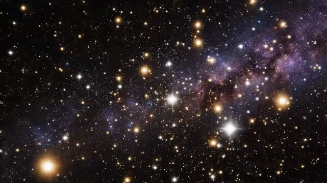 Vibrant stars and galaxies in deep space