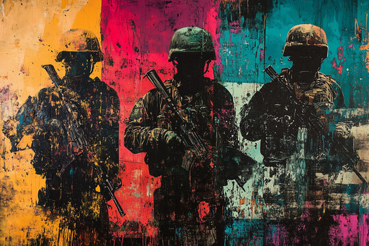Modern Soldiers: Abstract Military Art
