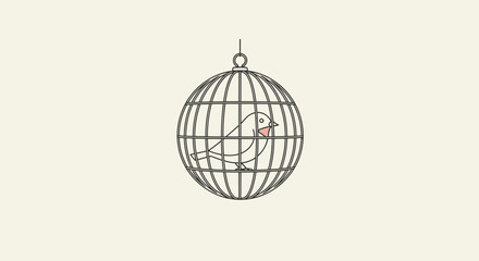 Obraz premium Wire Globe Metal Sphere Decoration.