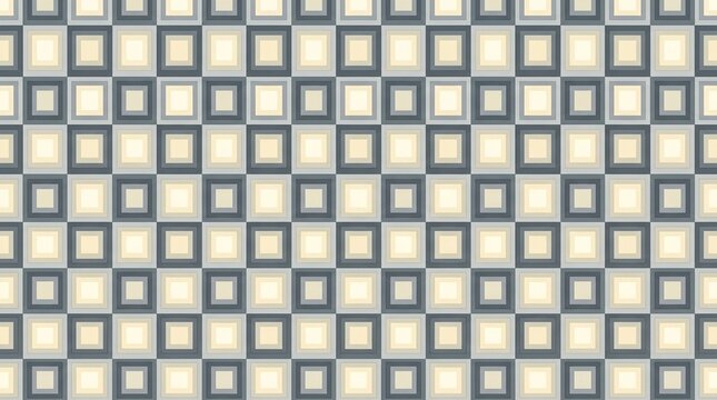 Seamless Optic Psychology Josef Albers Relative Value Homage Concentric Square Depth Perception Pattern