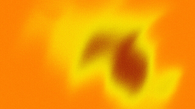 Abstract Orange Aura Gradient Background with Grainy Texture

