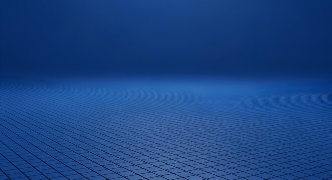 Blue grid pattern on a gradient background