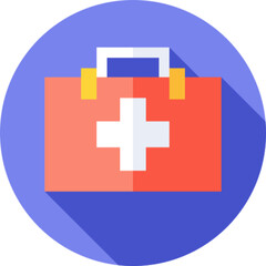 Fototapeta premium First Aid Kit Medical Icon