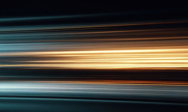 Dynamic abstract motion blur with warm and cool color tones
