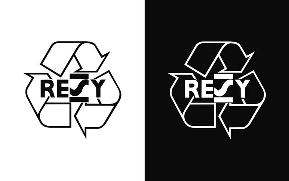 resy recycle logo Symbol SVG