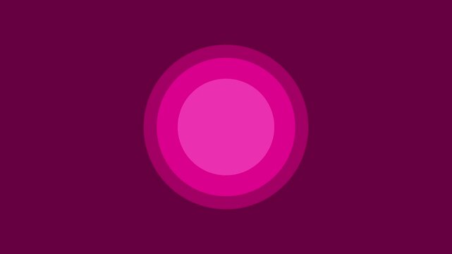 Modern Minimalist Radial Ripple Effect with Vibrant  Circles Seamless Loopable Motion Background for Presentation and Media