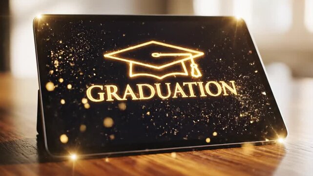 Digital graduation celebration.