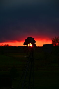 Farm Sunset
