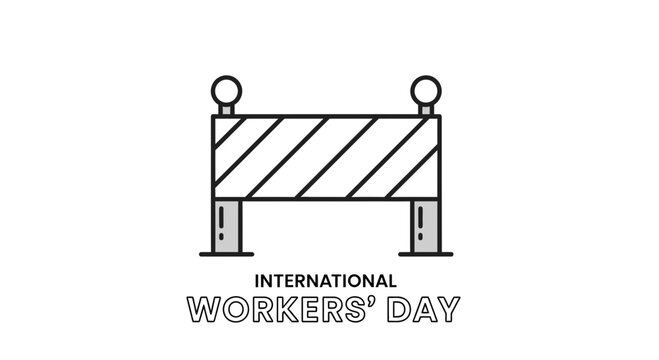 International Workers Day Labor Celebration Symbol.