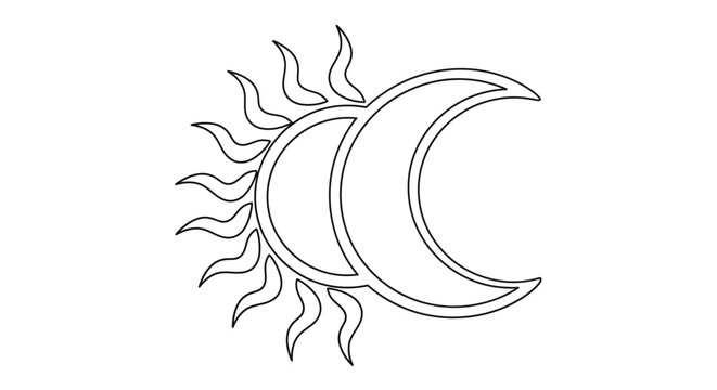 Sun and Moon Icon