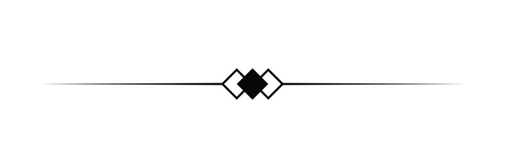Elegant Black and White Geometric Page Divider and Text Separator Graphic Element © MindVision