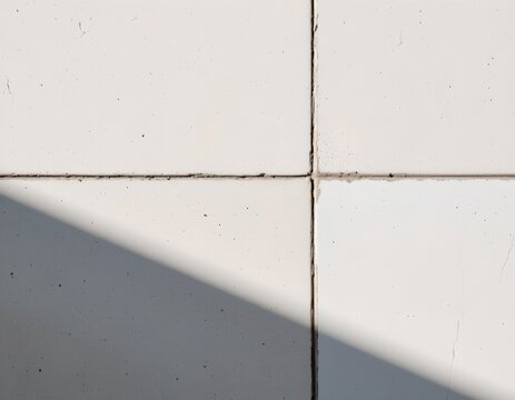 Bold Geometric Shadows Modern Concrete Wall