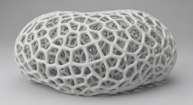 Abstract voronoi lattice modeling organic parametric design