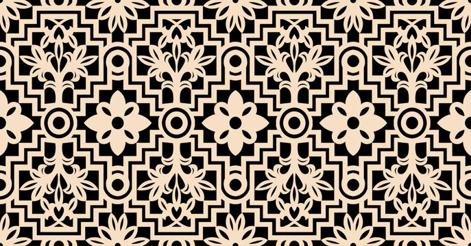 Dual of a mosaic based on decorative patterns 
