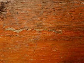 Fototapeta premium close-up of weathered wooden surface with peeling paint