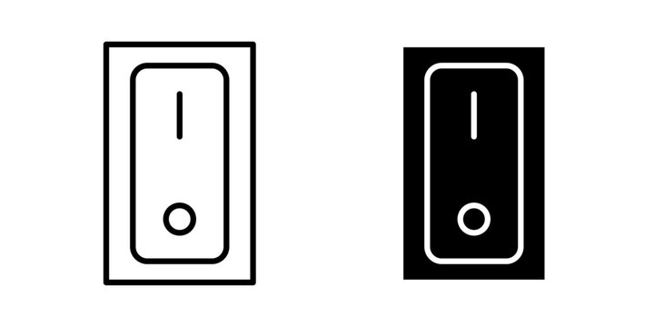Switch icon in solid fill style, displayed in black on white background. Ideal for toggling settings, enabling or disabling options, and interface controls.