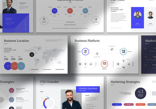 Business Pitch Deck Presentation Template