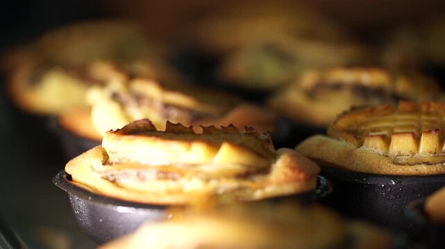 Abalone Bread Korean dessert made with fresh abalone