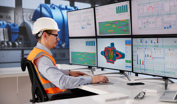 Engineer Oversees Software Systems Managing Gas Turbine Operations