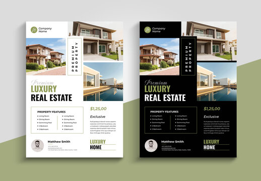 Modern Real Estate Flyer Template