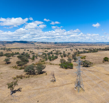 Power Pylons from the Sapphire Wind Farm