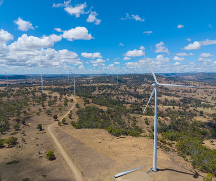 Wind Turbines on the Sapphire Windfarm between Glen Innes and Inverell