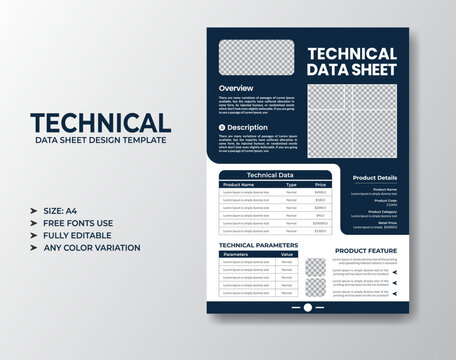 Technical Data Sheet Design