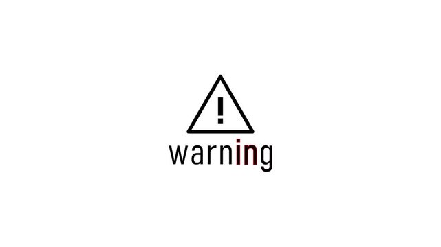 Warning caution triangle exclamation sign danger alert symbol isolated white background
