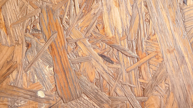 Oriented Strand Board OSB Wood Texture Background Close Up