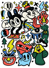 Fototapeta premium Monster Color 16
