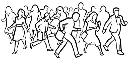 Fototapeta premium the rush hour 