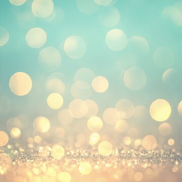 a blurry background with soft, glowing bokeh lights creating a dreamy, out-of-focus atmosphere