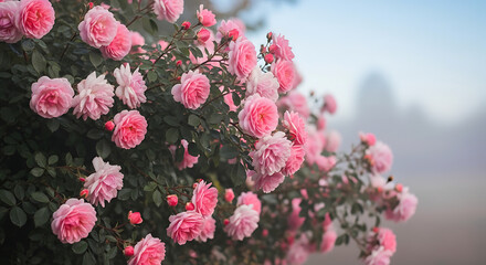 Fototapeta premium Pink peony flower wallpaper, closeup macro shot photo. Closeup macro photo of Pink peony flower, beautiful Pink peony background wallpaper, Pink peony flower nature photo 