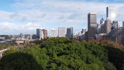 Obraz premium Central park in the middle of the city