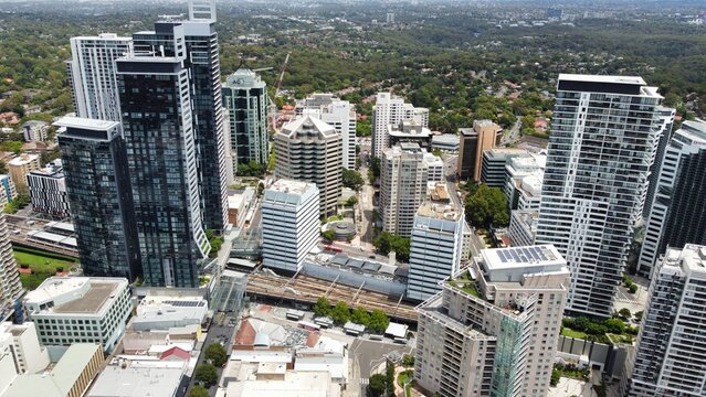 Medium and high density apartments in Parramatta Sydney Australia