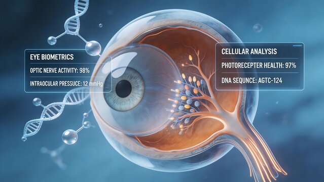 Eye Biometrics and Cellular Analysis