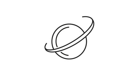 Saturn Planet with Ring System. © Afi