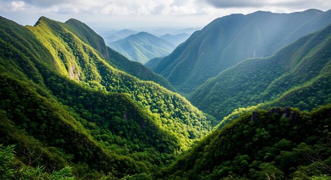 Mountain range landscape scenery