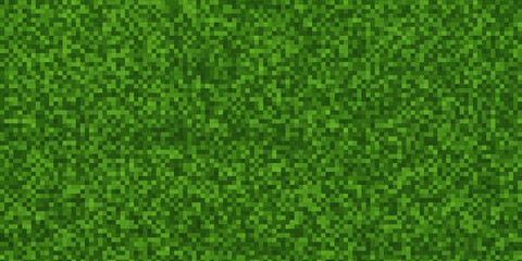 Fototapeta premium A uniform expanse of vibrant green grassy terrain under natural daylight