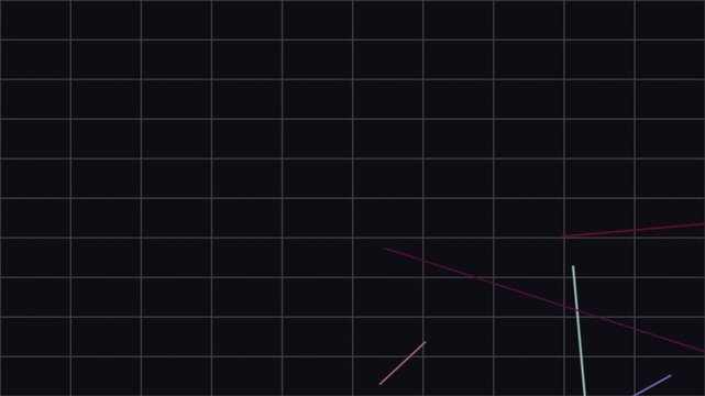 Modern minimalist grid motion lines animation abstract