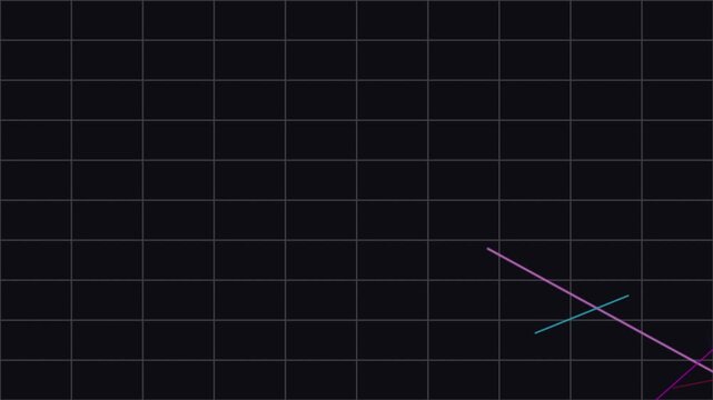 Modern minimalist grid transition with diagonal line reveal