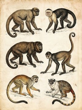Ai poster vintage serie animali 03