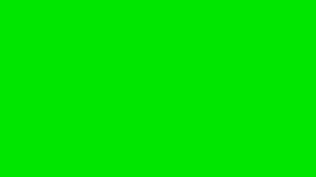 Dynamic Hand-Drawn Arrow Symbol Pointing Right on a Vibrant Green Screen Background, Ideal for Motion Graphics, Video Editing, and Animated Pointer Overlays